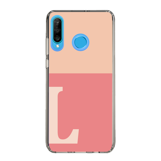 Slim Protection Case［ Original - initial two tone - L pink ］