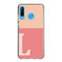Slim Protection Case［ Original - initial two tone - L pink ］