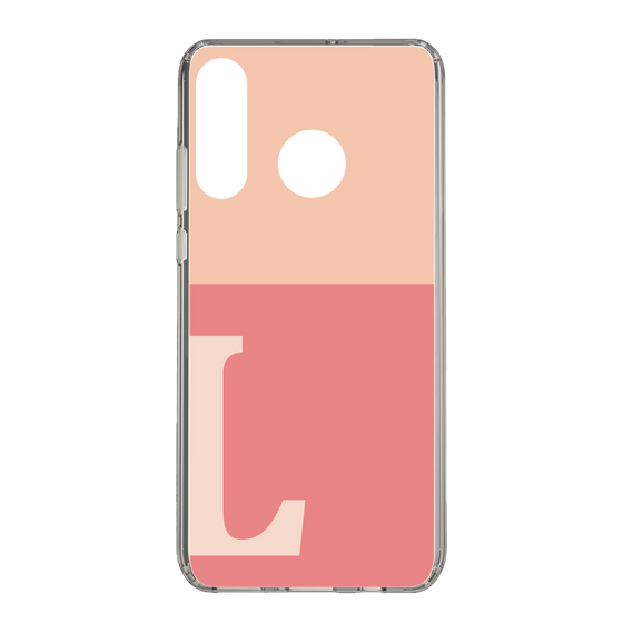Slim Protection Case［ Original - initial two tone - L pink ］