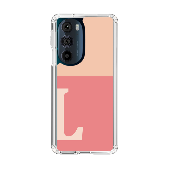 Slim Protection Case［ Original - initial two tone - L pink ］