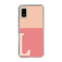 Slim Protection Case［ Original - initial two tone - L pink ］