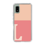 Slim Protection Case［ Original - initial two tone - L pink ］