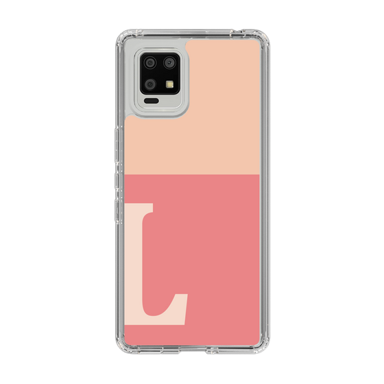 Slim Protection Case［ Original - initial two tone - L pink ］