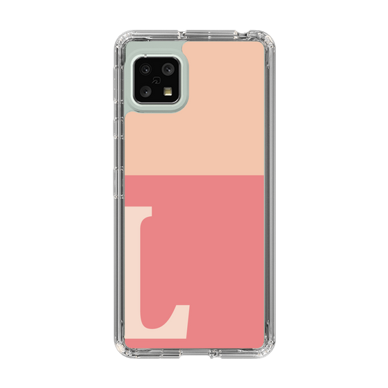 Slim Protection Case［ Original - initial two tone - L pink ］