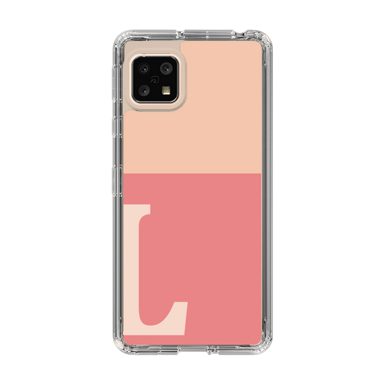 Slim Protection Case［ Original - initial two tone - L pink ］