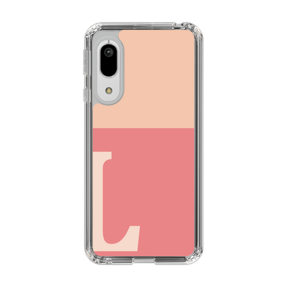 Slim Protection Case［ Original - initial two tone - L pink ］
