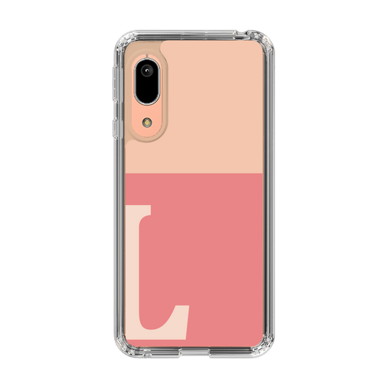 Slim Protection Case［ Original - initial two tone - L pink ］