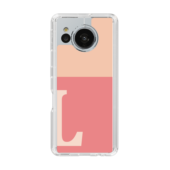 Slim Protection Case［ Original - initial two tone - L pink ］