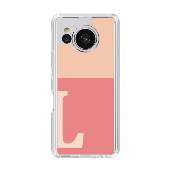 Slim Protection Case［ Original - initial two tone - L pink ］