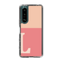 Slim Protection Case［ Original - initial two tone - L pink ］