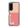 Slim Protection Case［ Original - initial two tone - L pink ］