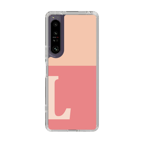 Slim Protection Case［ Original - initial two tone - L pink ］