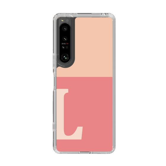 Slim Protection Case［ Original - initial two tone - L pink ］