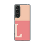 Slim Protection Case［ Original - initial two tone - L pink ］