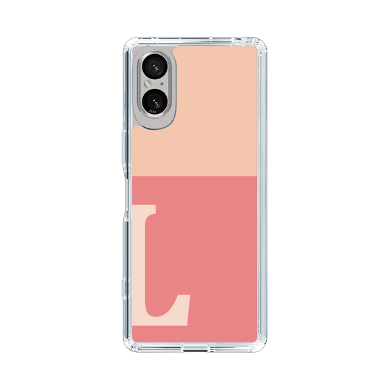 Slim Protection Case［ Original - initial two tone - L pink ］
