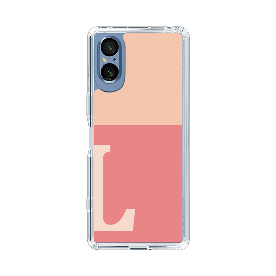 Slim Protection Case［ Original - initial two tone - L pink ］