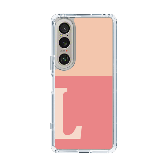Slim Protection Case［ Original - initial two tone - L pink ］