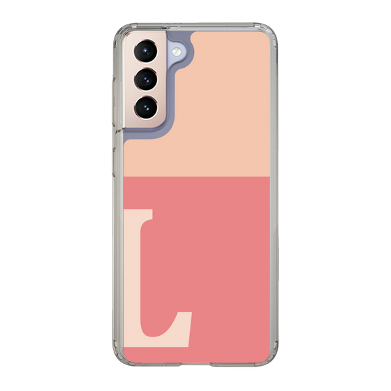 Slim Protection Case［ Original - initial two tone - L pink ］