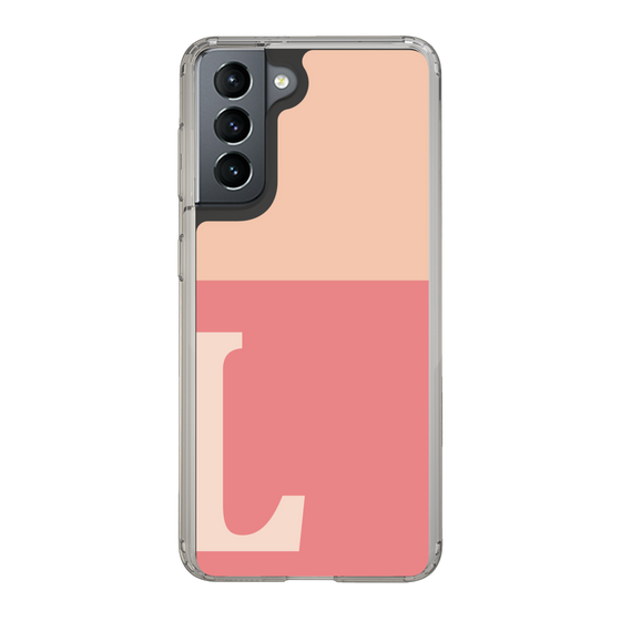 Slim Protection Case［ Original - initial two tone - L pink ］