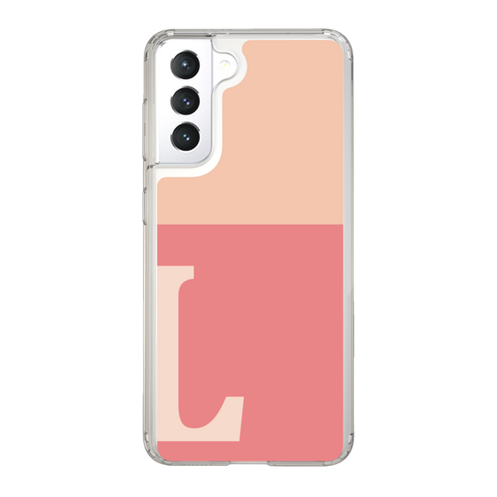 Slim Protection Case［ Original - initial two tone - L pink ］
