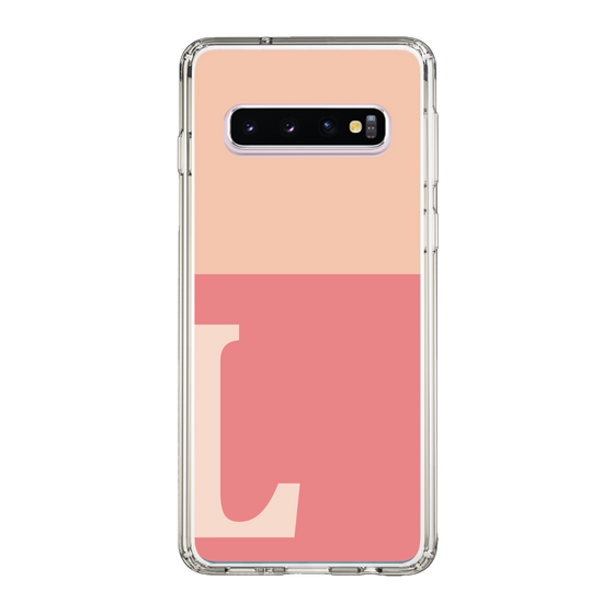 Slim Protection Case［ Original - initial two tone - L pink ］
