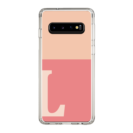 Slim Protection Case［ Original - initial two tone - L pink ］