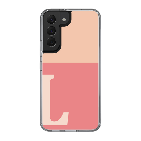 Slim Protection Case［ Original - initial two tone - L pink ］