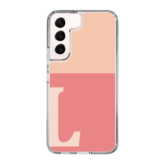 Slim Protection Case［ Original - initial two tone - L pink ］