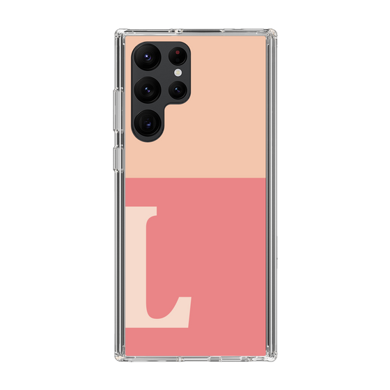 Slim Protection Case［ Original - initial two tone - L pink ］