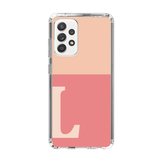 Slim Protection Case［ Original - initial two tone - L pink ］