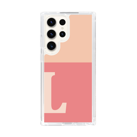 Slim Protection Case［ Original - initial two tone - L pink ］