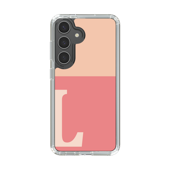 Slim Protection Case［ Original - initial two tone - L pink ］