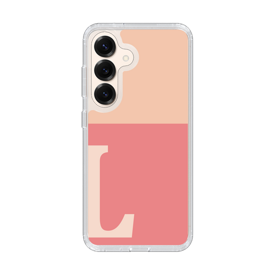 Slim Protection Case［ Original - initial two tone - L pink ］