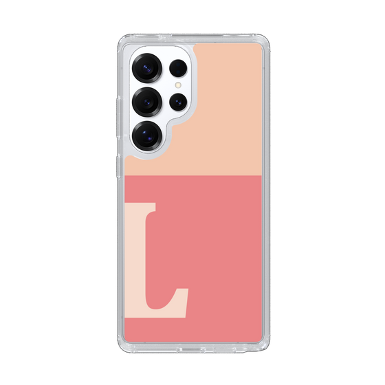 Slim Protection Case［ Original - initial two tone - L pink ］
