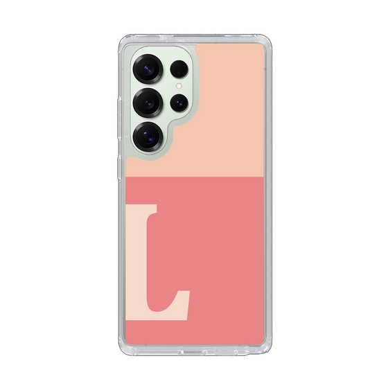 Slim Protection Case［ Original - initial two tone - L pink ］