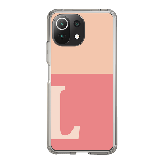 Slim Protection Case［ Original - initial two tone - L pink ］