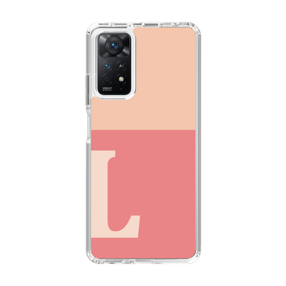 Slim Protection Case［ Original - initial two tone - L pink ］