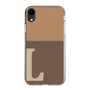 Slim Protection Case［ Original - initial two tone - L brown ］