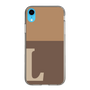 Slim Protection Case［ Original - initial two tone - L brown ］