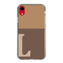 Slim Protection Case［ Original - initial two tone - L brown ］