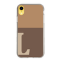 Slim Protection Case［ Original - initial two tone - L brown ］