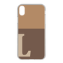 Slim Protection Case［ Original - initial two tone - L brown ］