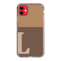 Slim Protection Case［ Original - initial two tone - L brown ］