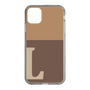 Slim Protection Case［ Original - initial two tone - L brown ］