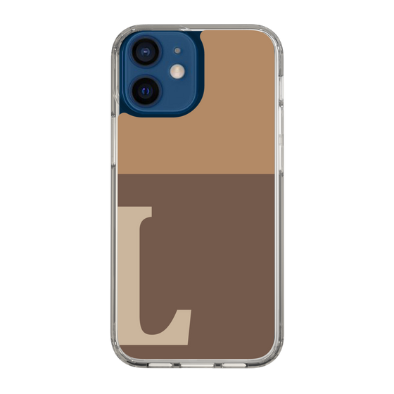 Slim Protection Case［ Original - initial two tone - L brown ］