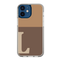 Slim Protection Case［ Original - initial two tone - L brown ］