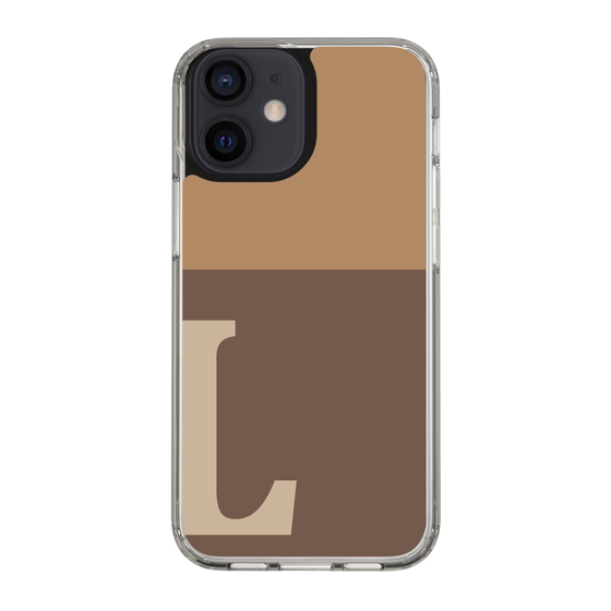 Slim Protection Case［ Original - initial two tone - L brown ］