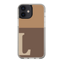 Slim Protection Case［ Original - initial two tone - L brown ］