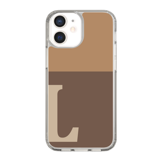 Slim Protection Case［ Original - initial two tone - L brown ］