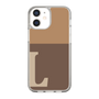 Slim Protection Case［ Original - initial two tone - L brown ］